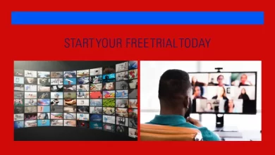 images shows a person watching movies throughout youtube tv free trail.