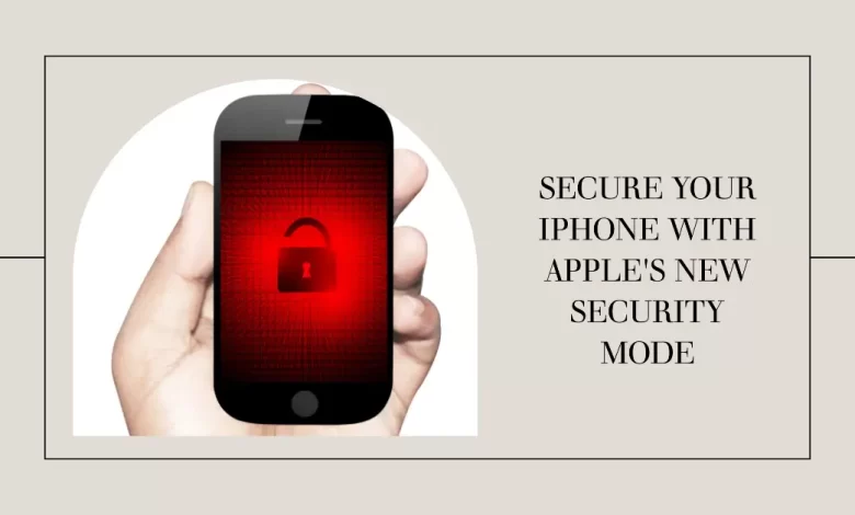 Secure your iPhone with Apple's new security mode - protect your device with advanced encryption and biometric authentication apple iOS 17.3 beta.