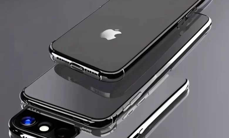 image show three iphones 15 pro and iphone 15 pro max