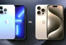images shows iphone 15 pro max vs iphone 13 pro max differences