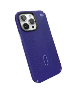 This blue iPhone 15 Pro Max case is made from premium leather and features a built-in wallet with multiple card slots. The case also has a magnetic closure to keep your cards secure and a MagSafe ring for wireless charging and attachment of MagSafe accessories.