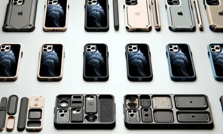 image shows types of iphone pro 15 max cases and covers