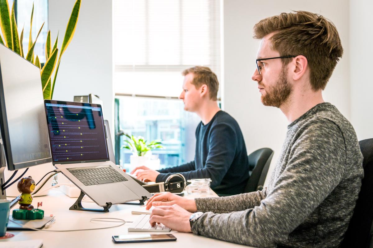 Image of a person using Facebook Business Manager on a computer screen